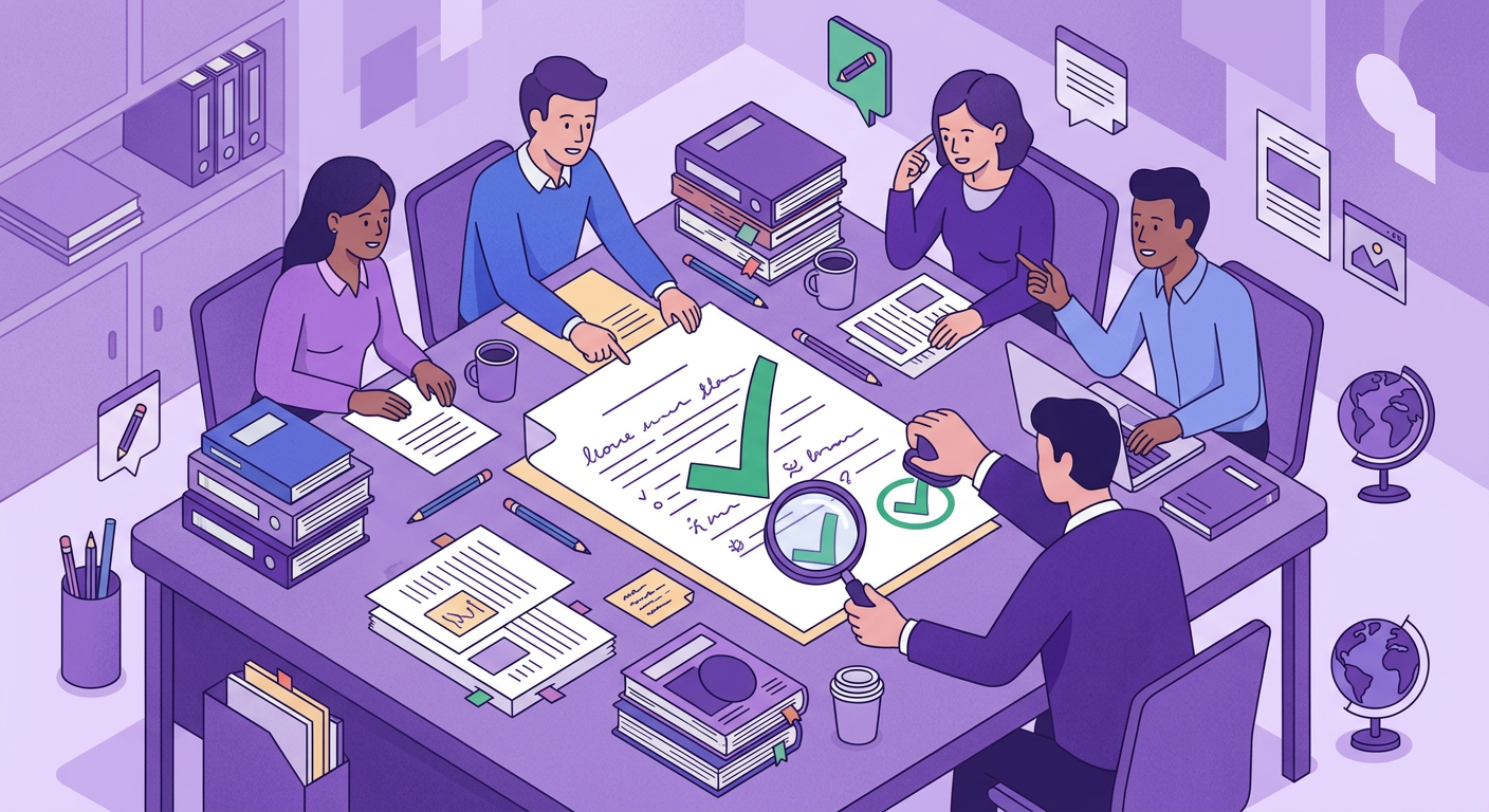 Fortlaufende Prüfung und Aktualisierungen