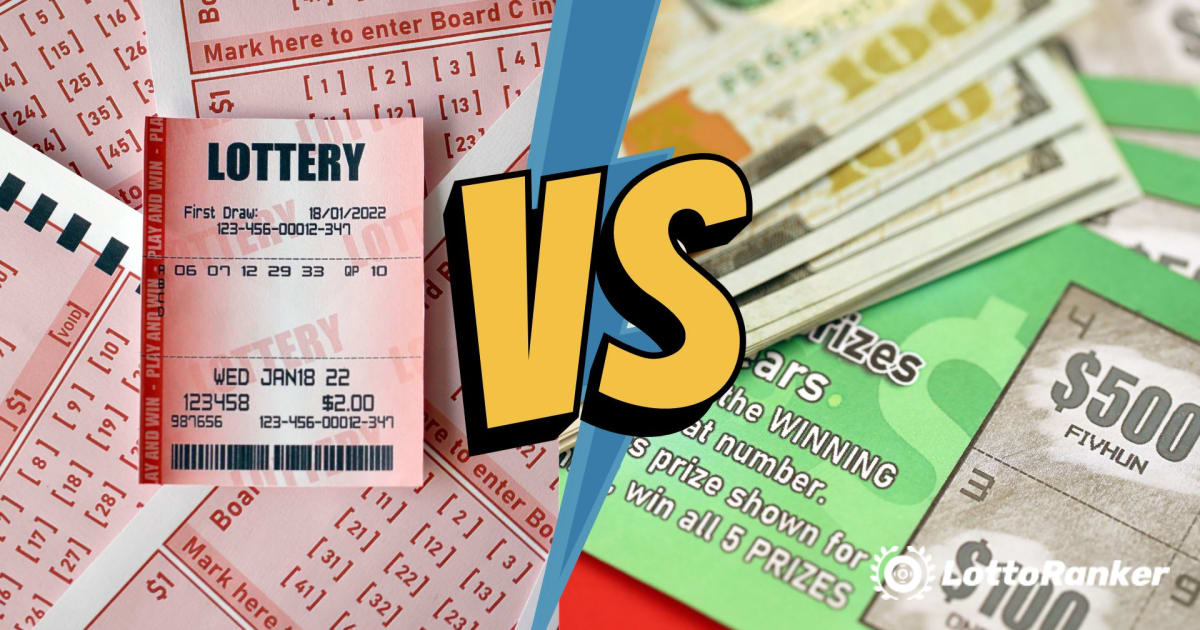 Rubbellose oder Lotterie: Was ist die bessere Wette?